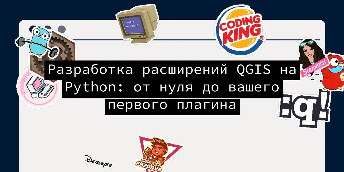 Разработка расширений QGIS на Python: от нуля до вашего первого плагина