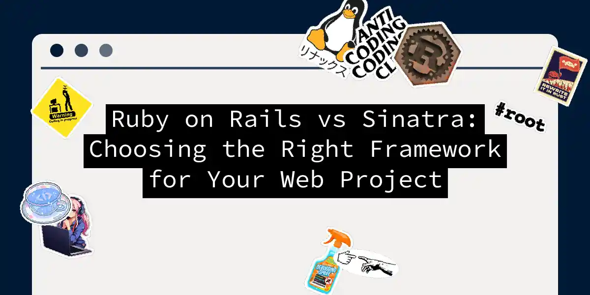 Ruby on Rails vs Sinatra: Choosing the Right Framework for Your Web Project