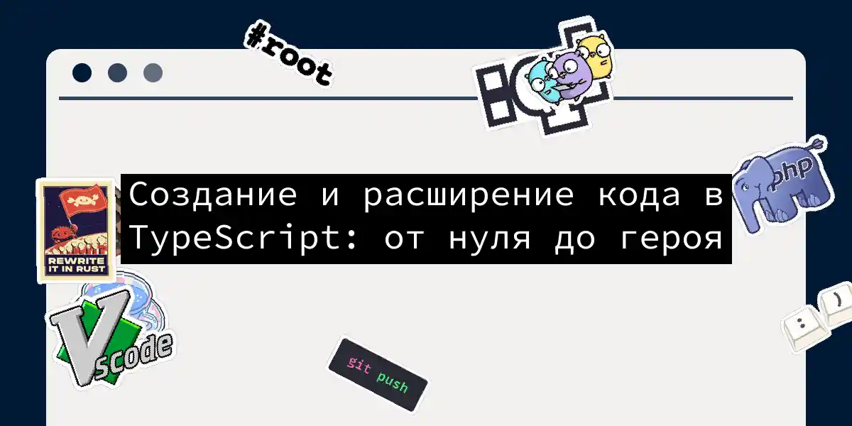 Создание и расширение кода в TypeScript: от нуля до героя
