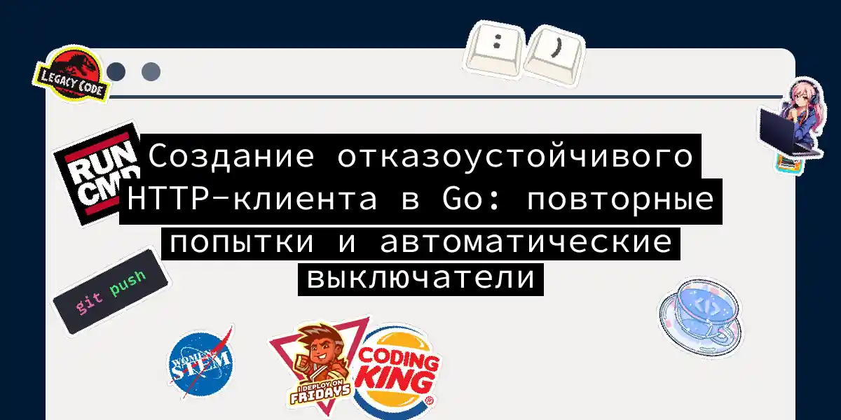 Создание отказоустойчивого HTTP-клиента в Go: повторные попытки и автоматические выключатели