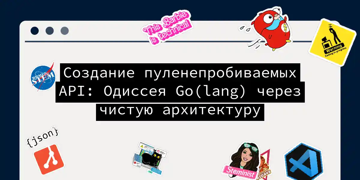 Создание пуленепробиваемых API: Одиссея Go(lang) через чистую архитектуру