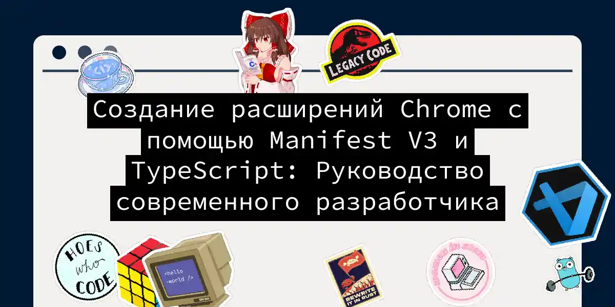 Создание расширений Chrome с помощью Manifest V3 и TypeScript: Руководство современного разработчика