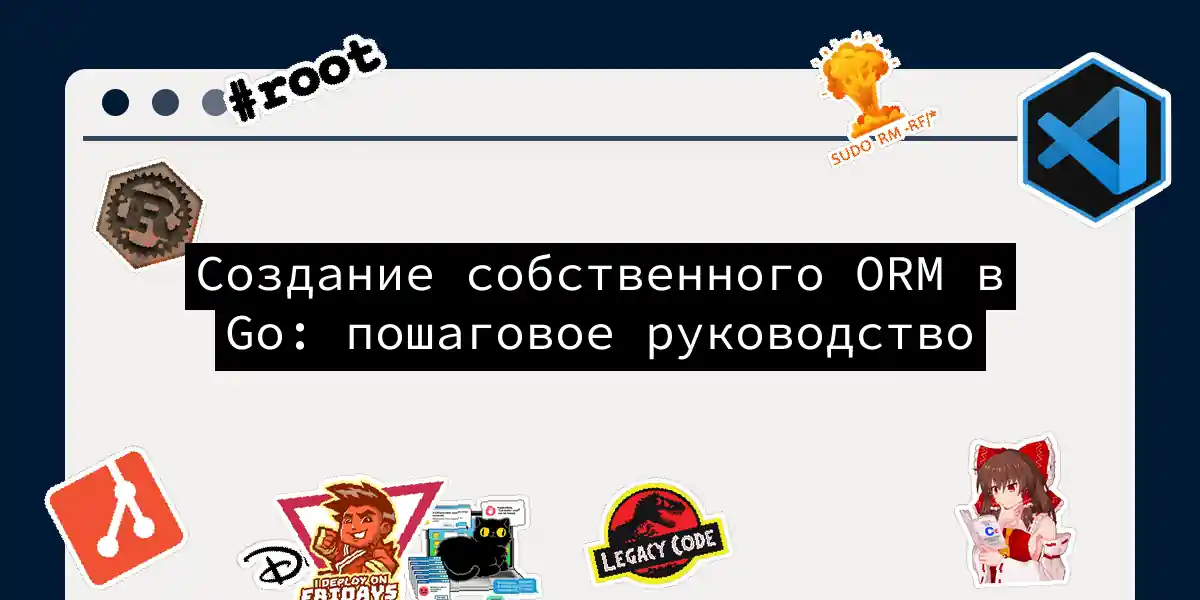 Создание собственного ORM в Go: пошаговое руководство