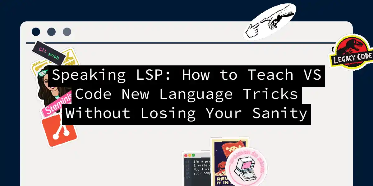 Speaking LSP: How to Teach VS Code New Language Tricks Without Losing Your Sanity