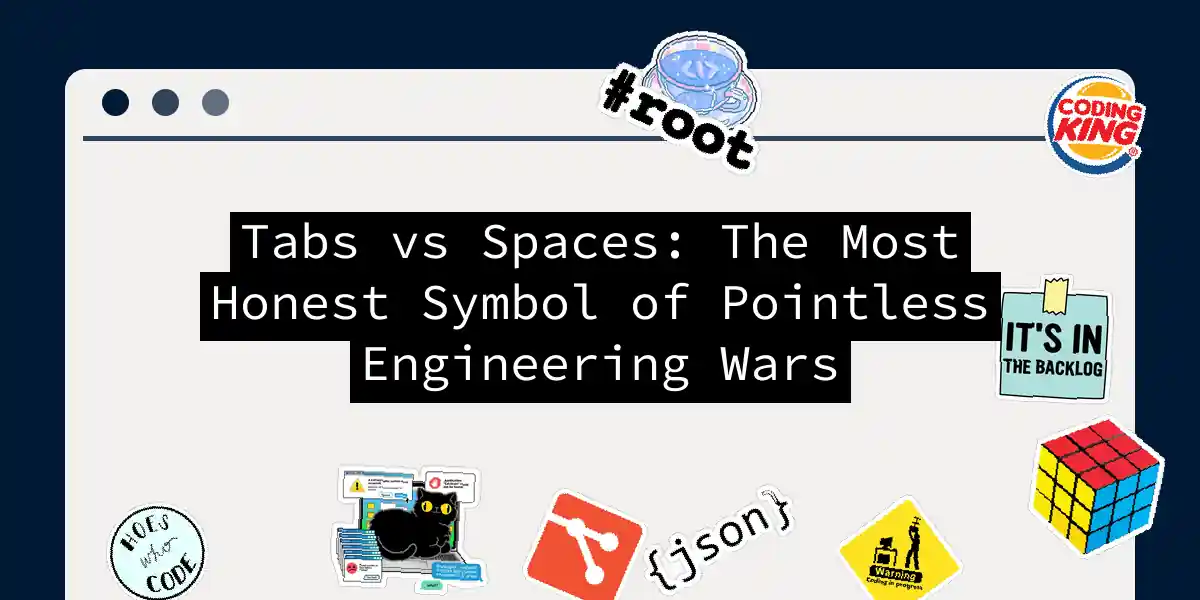 Tabs vs Spaces: The Most Honest Symbol of Pointless Engineering Wars