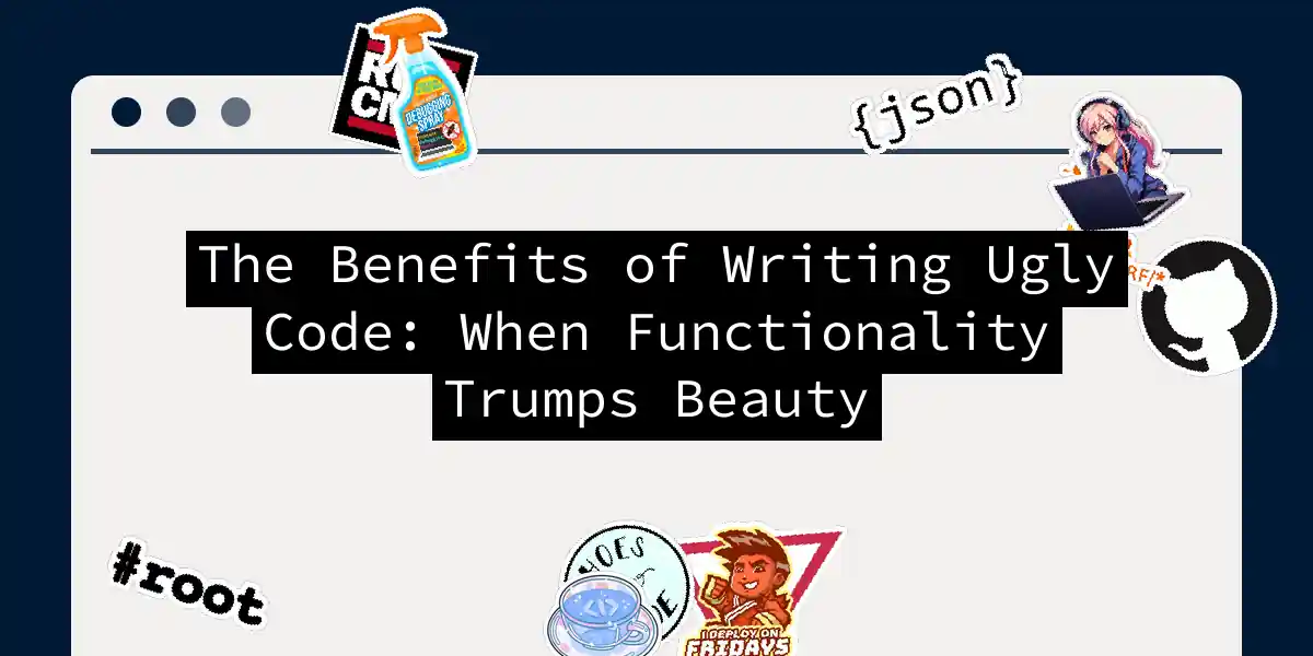The Benefits of Writing Ugly Code: When Functionality Trumps Beauty