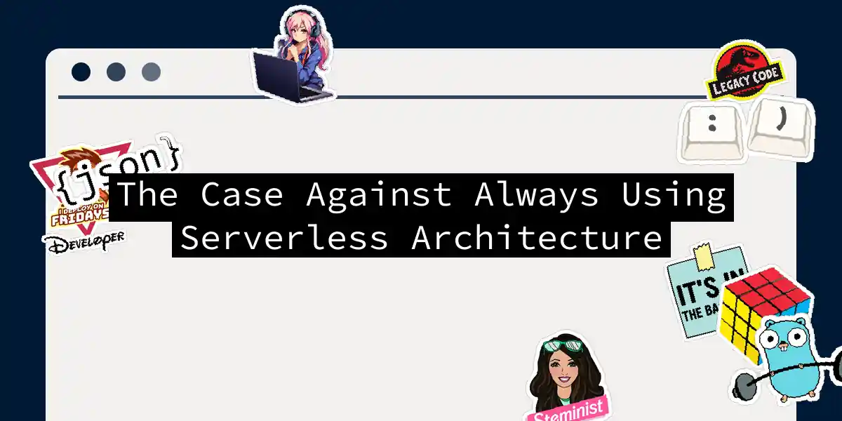 The Case Against Always Using Serverless Architecture