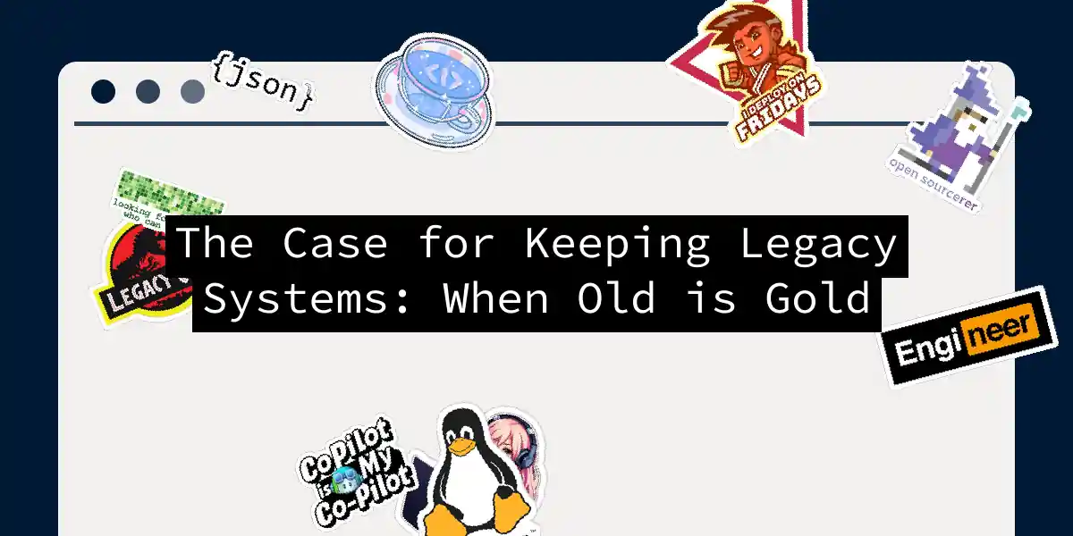 The Case for Keeping Legacy Systems: When Old is Gold