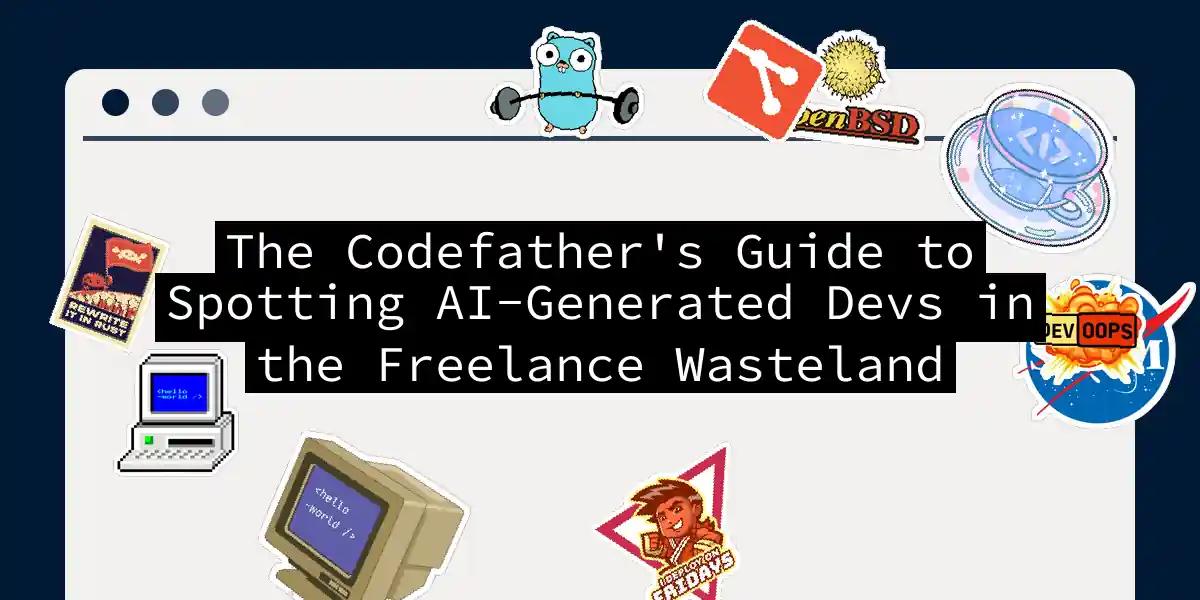 The Codefather's Guide to Spotting AI-Generated Devs in the Freelance Wasteland