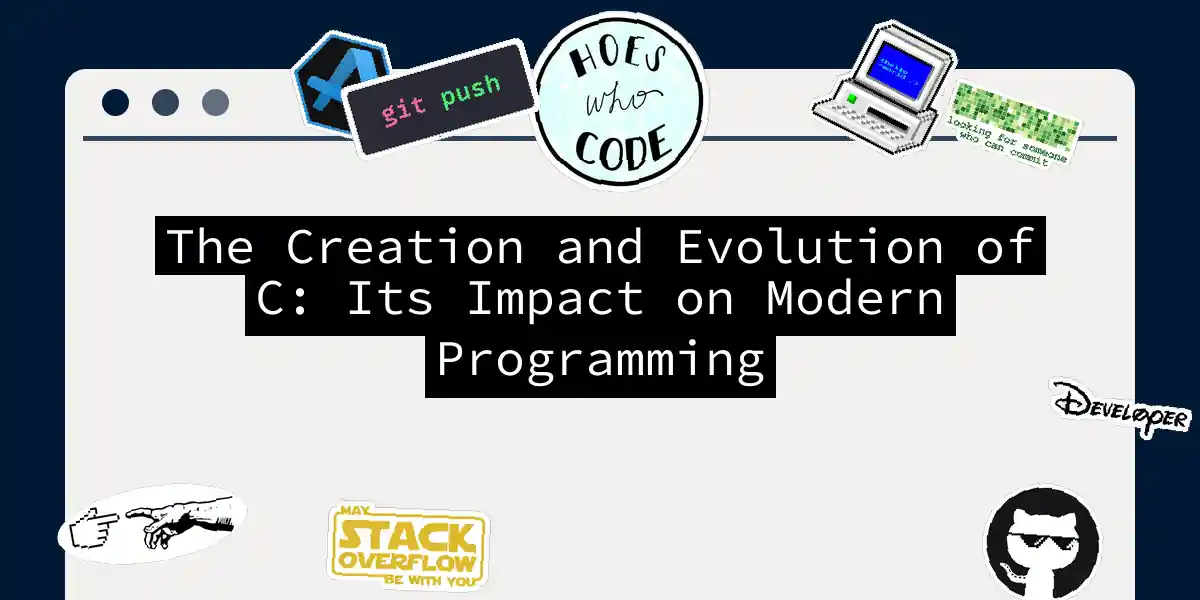 The Creation and Evolution of C: Its Impact on Modern Programming