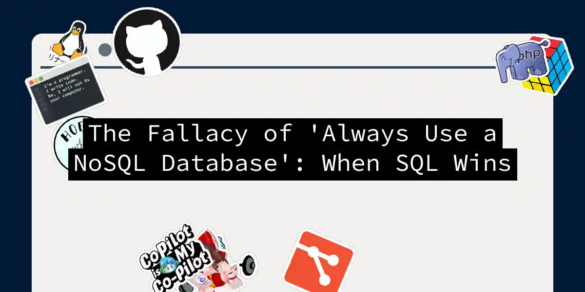 The Fallacy of 'Always Use a NoSQL Database': When SQL Wins