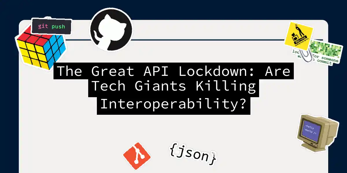 The Great API Lockdown: Are Tech Giants Killing Interoperability?