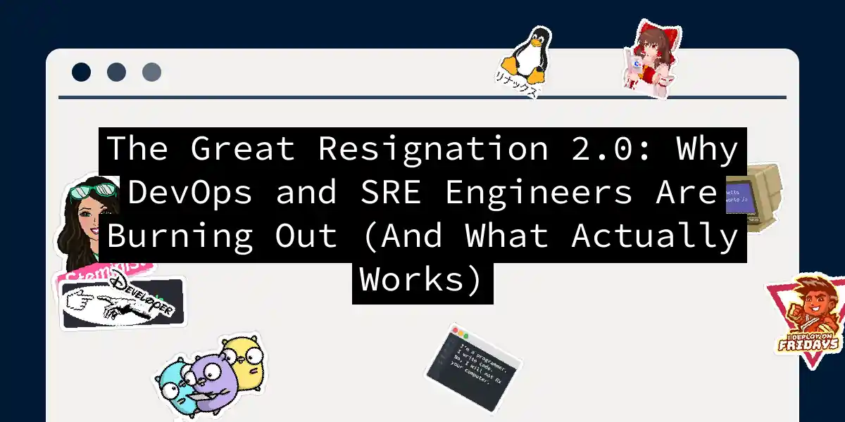 The Great Resignation 2.0: Why DevOps and SRE Engineers Are Burning Out (And What Actually Works)