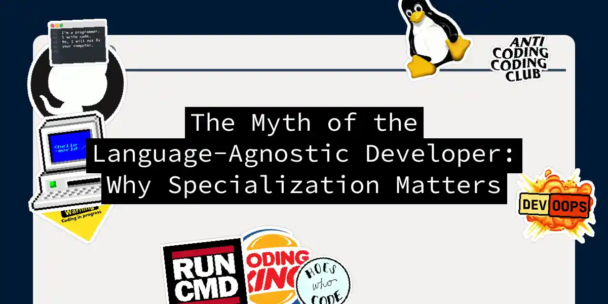 The Myth of the Language-Agnostic Developer: Why Specialization Matters