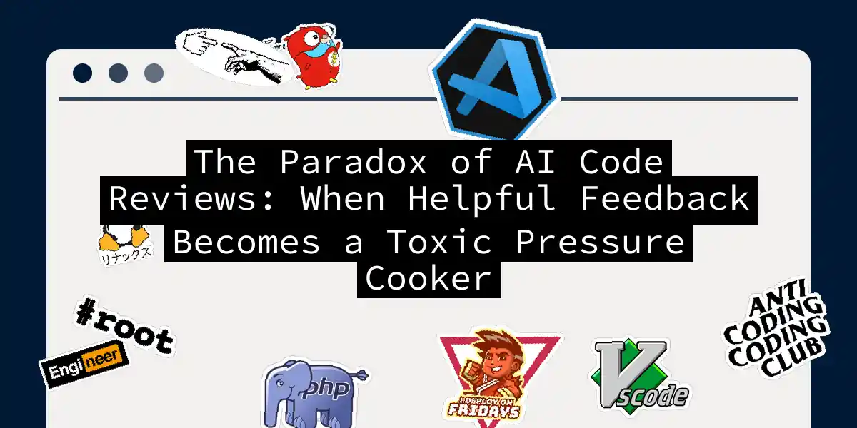 The Paradox of AI Code Reviews: When Helpful Feedback Becomes a Toxic Pressure Cooker
