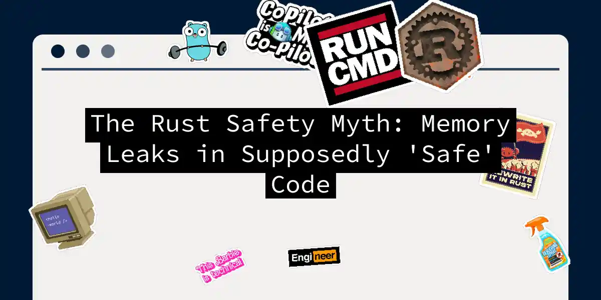 The Rust Safety Myth: Memory Leaks in Supposedly 'Safe' Code