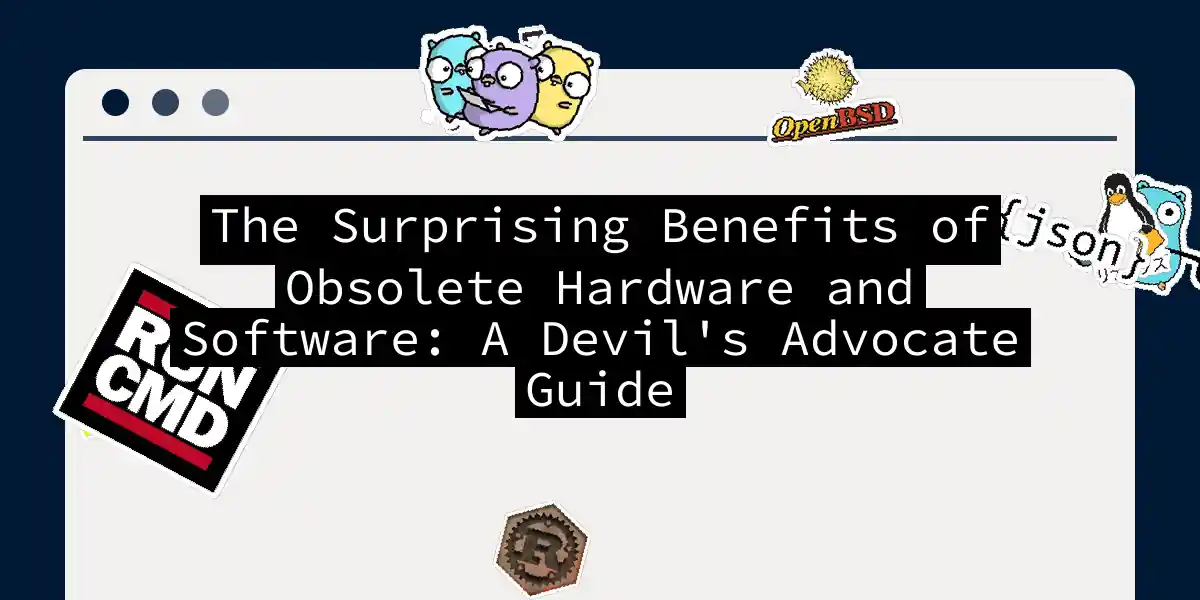The Surprising Benefits of Obsolete Hardware and Software: A Devil's Advocate Guide