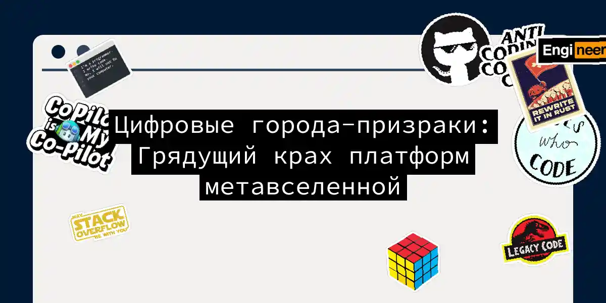 Цифровые города-призраки: Грядущий крах платформ метавселенной
