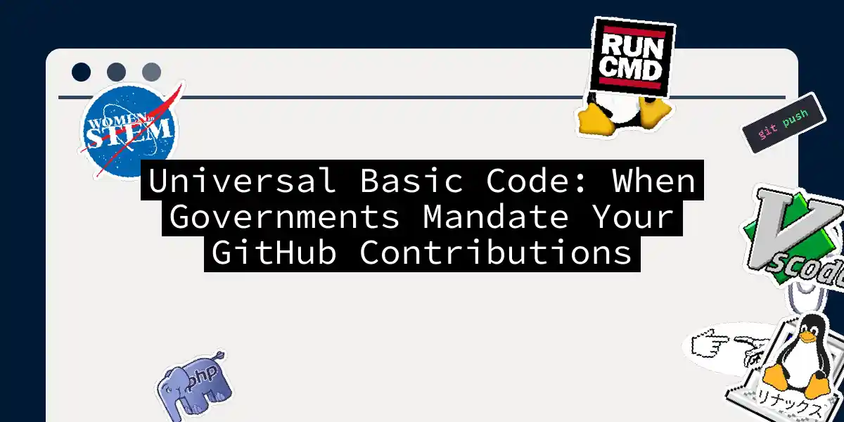 Universal Basic Code: When Governments Mandate Your GitHub Contributions