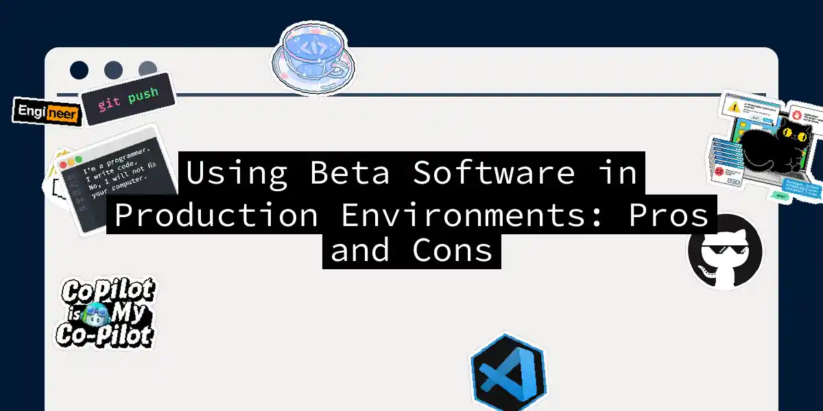 Using Beta Software in Production Environments: Pros and Cons