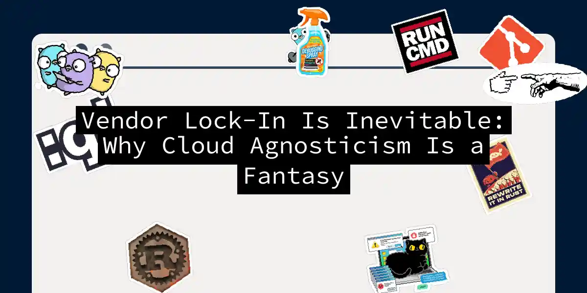 Vendor Lock-In Is Inevitable: Why Cloud Agnosticism Is a Fantasy