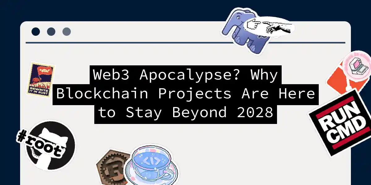 Web3 Apocalypse? Why Blockchain Projects Are Here to Stay Beyond 2028