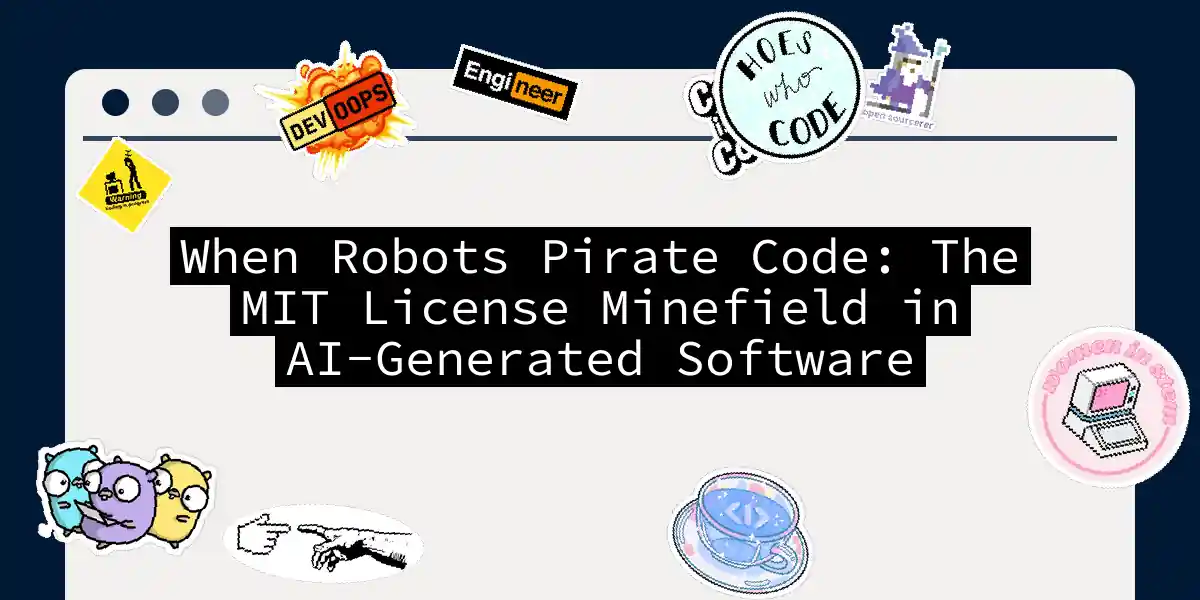 When Robots Pirate Code: The MIT License Minefield in AI-Generated Software
