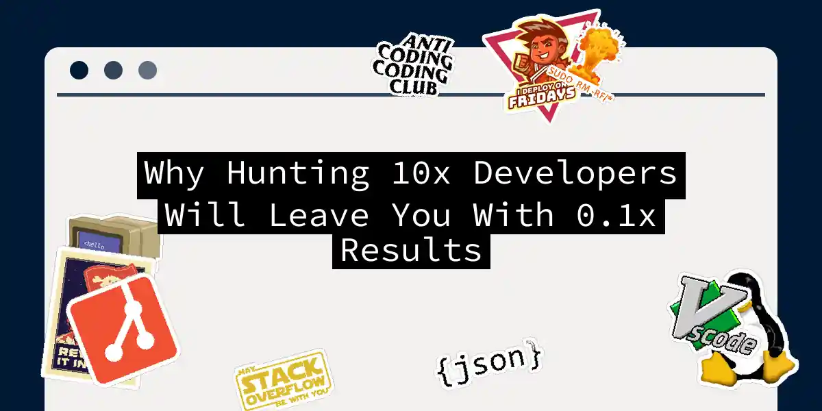Why Hunting 10x Developers Will Leave You With 0.1x Results