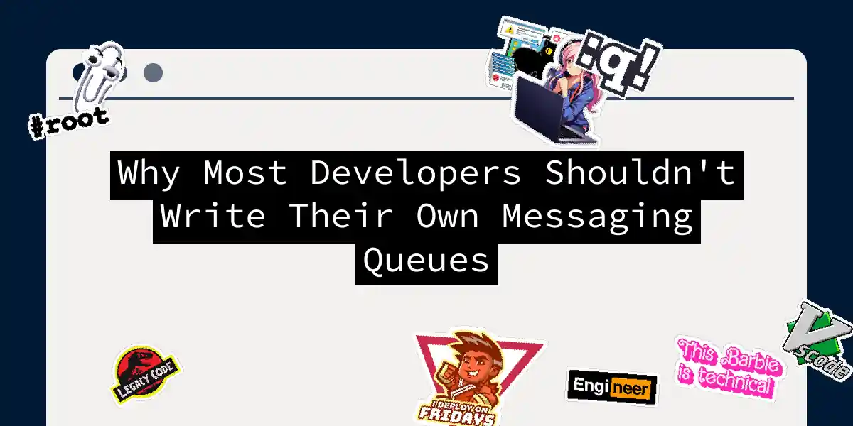 Why Most Developers Shouldn't Write Their Own Messaging Queues