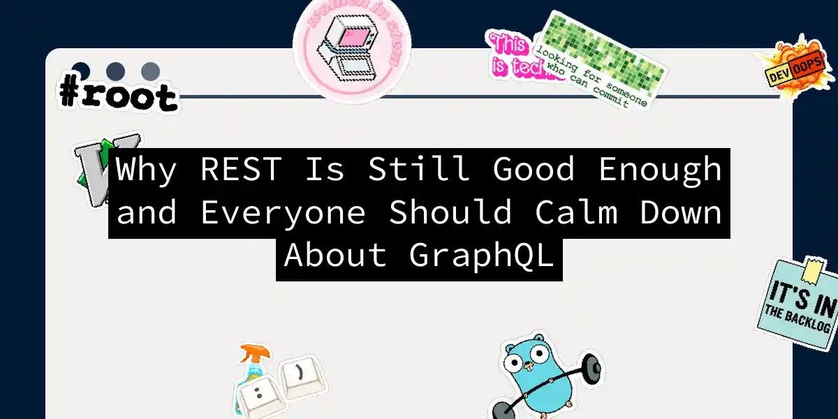 Why REST Is Still Good Enough and Everyone Should Calm Down About GraphQL