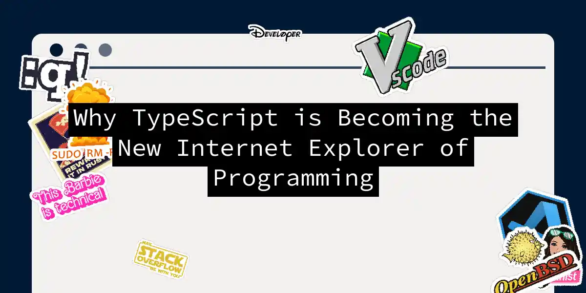 Why TypeScript is Becoming the New Internet Explorer of Programming