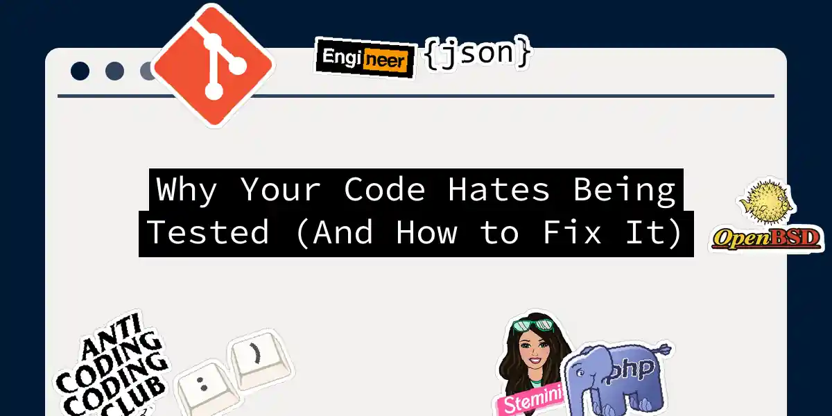 Why Your Code Hates Being Tested (And How to Fix It)