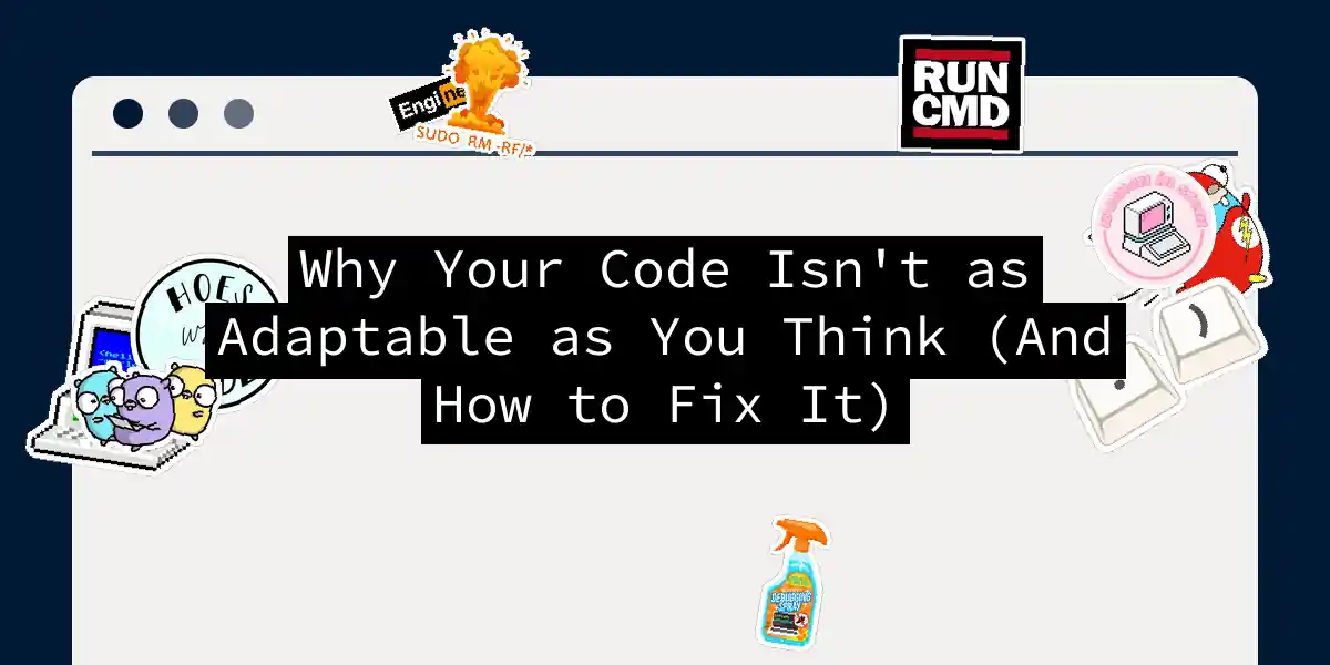 Why Your Code Isn't as Adaptable as You Think (And How to Fix It)