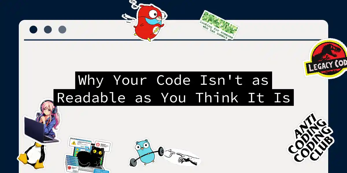 Why Your Code Isn't as Readable as You Think It Is