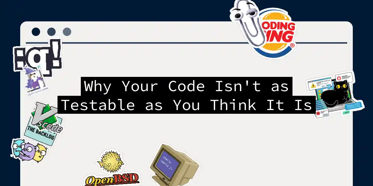 Why Your Code Isn't as Testable as You Think It Is