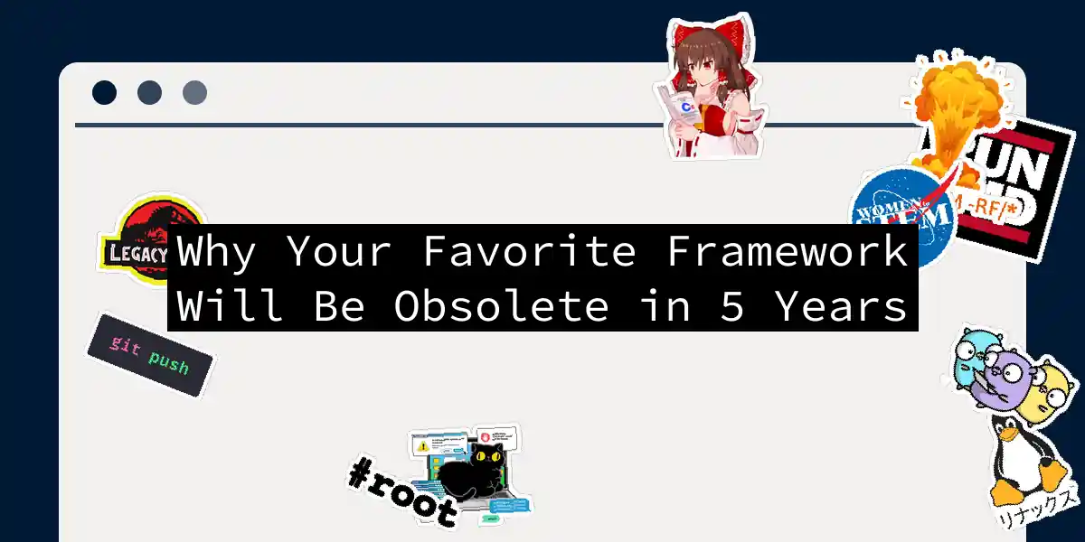 Why Your Favorite Framework Will Be Obsolete in 5 Years