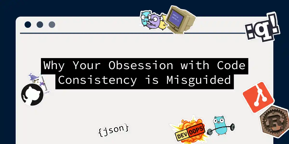 Why Your Obsession with Code Consistency is Misguided